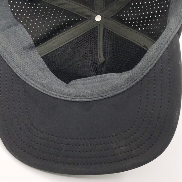 REI Co-op Strapback Trucker Hat Black One Size Mesh Back Adjustable Cap - Picture 9 of 12